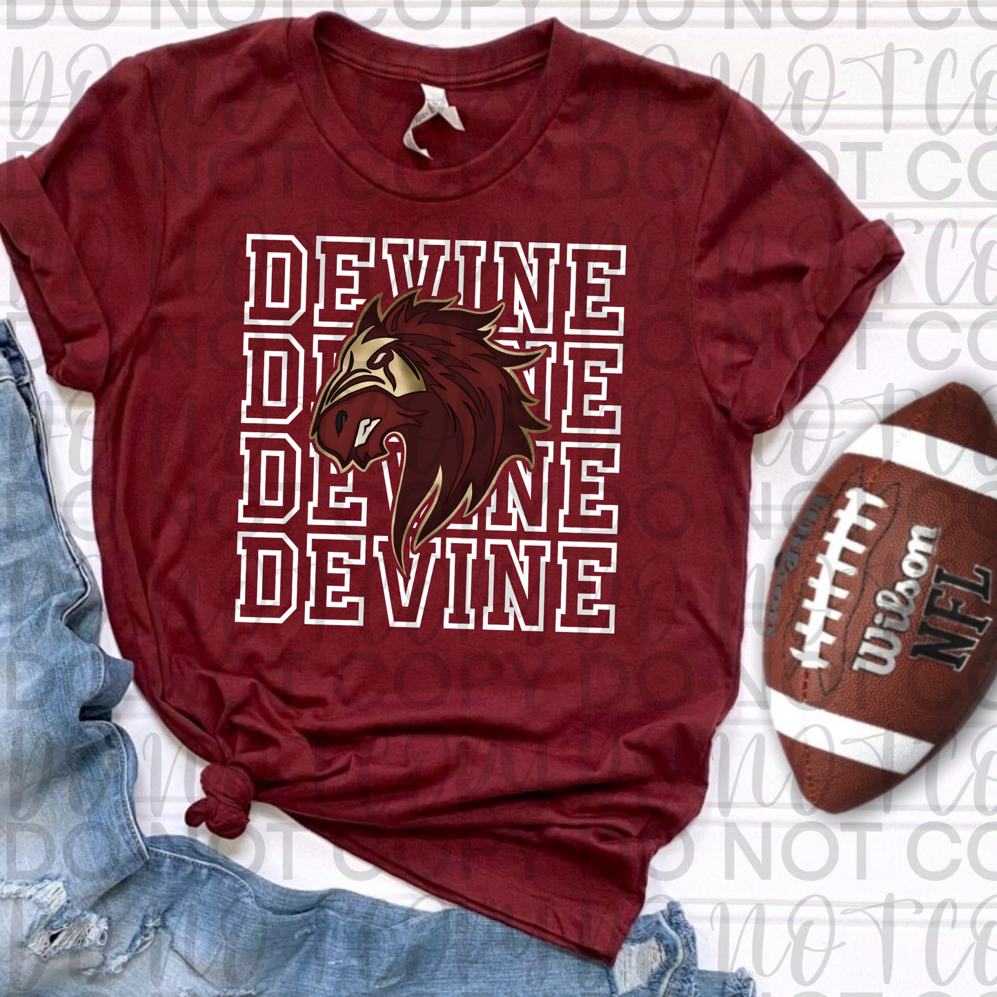 Devine Warhorses Stacked Tee