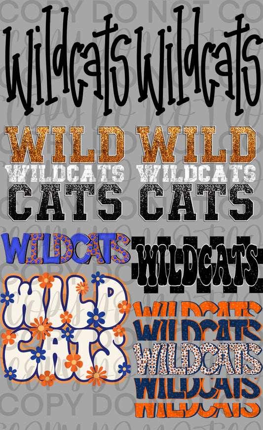 WildCAT 4 Premade Gang Sheet