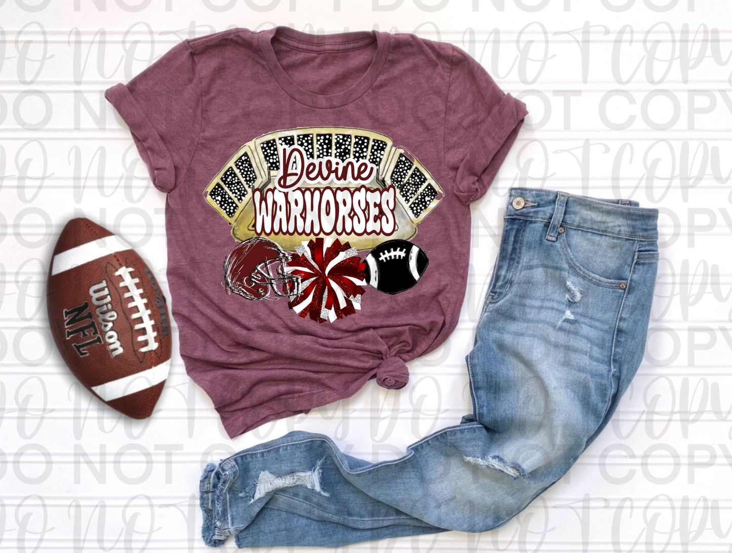 Warhorses FB Staduim Tee