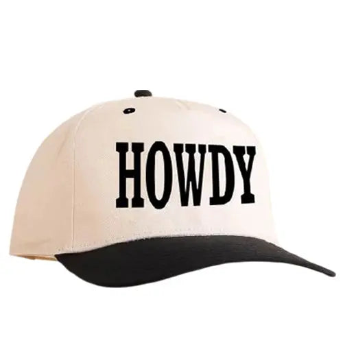Howdy Cap Black Branded By Barta
