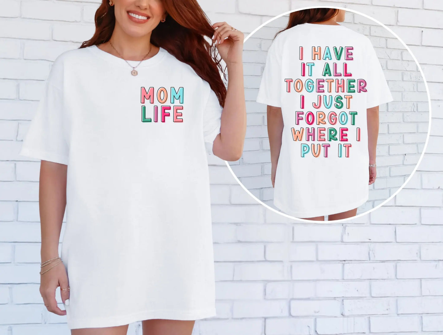 Mom Life Graphic Tee brandedbybarta