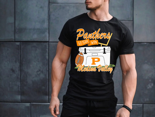 Medina Valley Panthers Football Tee Branded By Barta