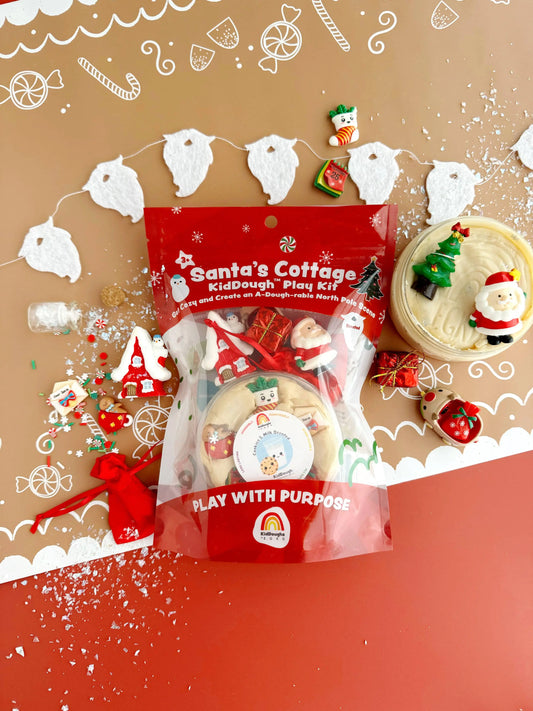 Santa's Cottage KidDough Play Kit Earth Grown KidDoughs (KidDoughs by EGKD)