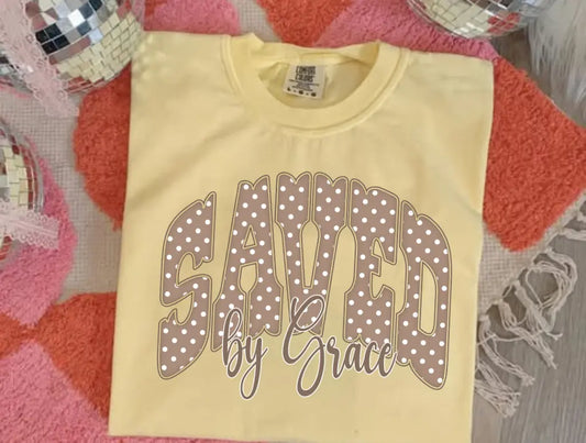 Saved By Grace Polka Dots brandedbybarta