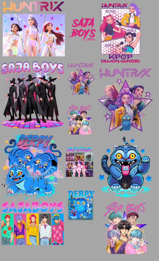 KPOP Gang Sheet Mini Branded By Barta