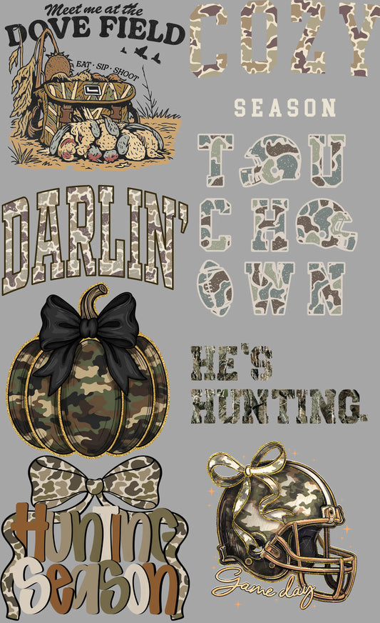 Camo Gang Sheet Mini Branded By Barta