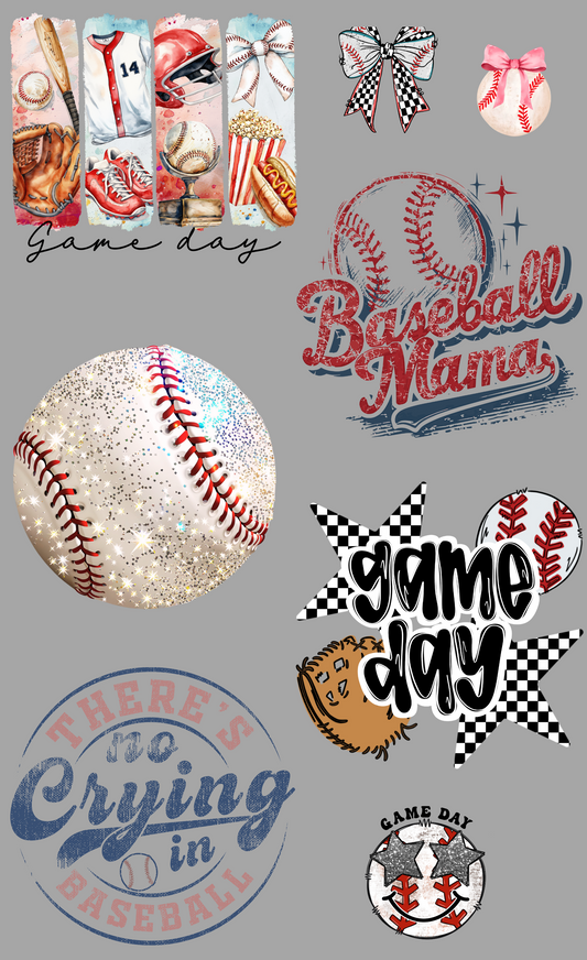 Baseball Gang Sheet Mini