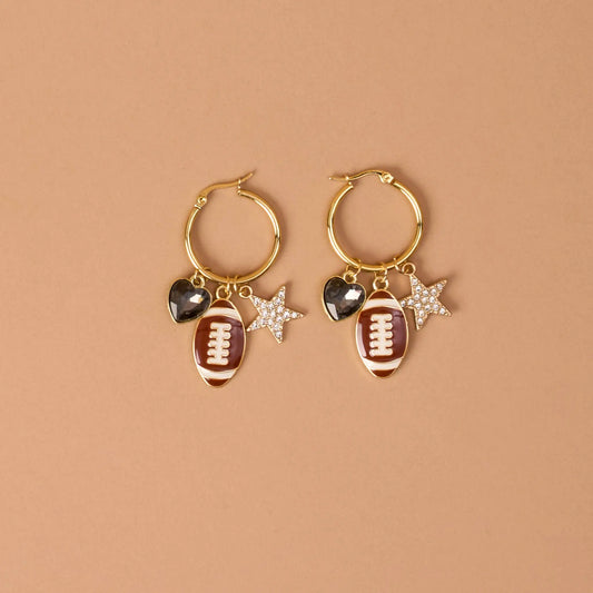 Signature Hoop Earrings-Gameday Glitz The Darling Effect