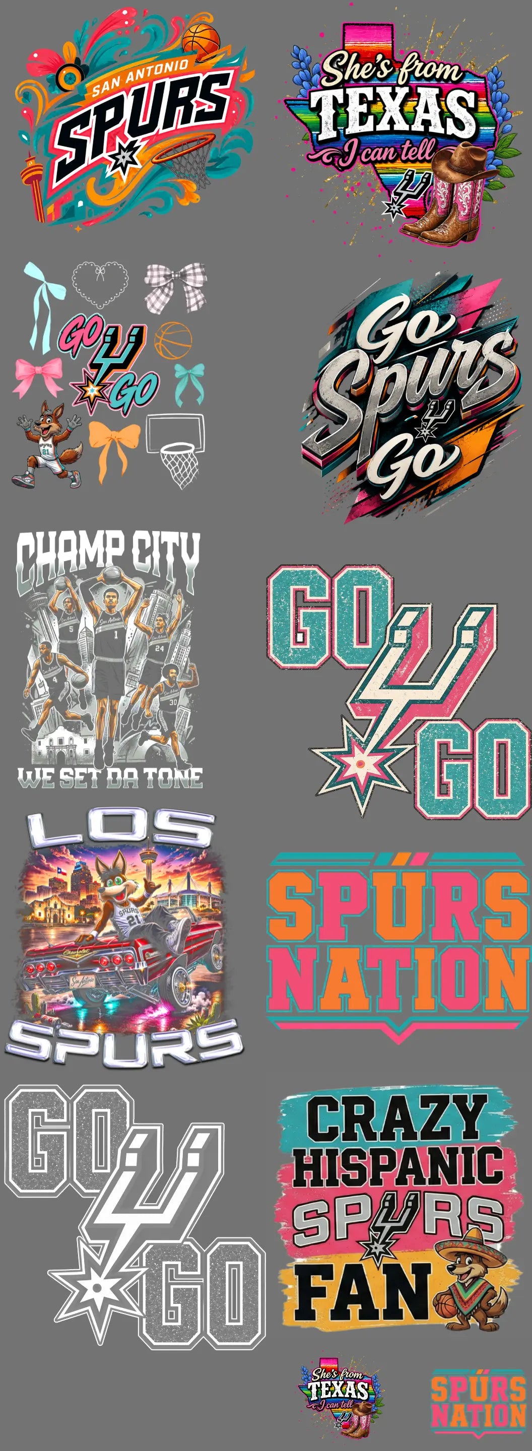 Spurs Pre Made Gang Sheet 3 brandedbybarta