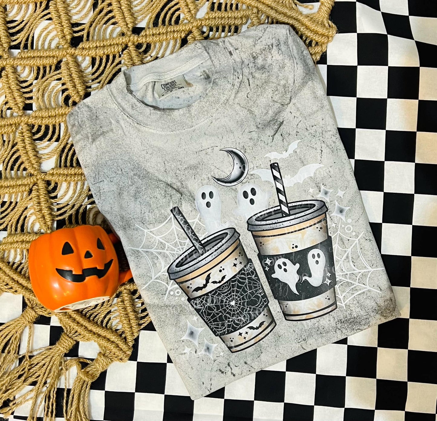 Spooky coffee 2 cups