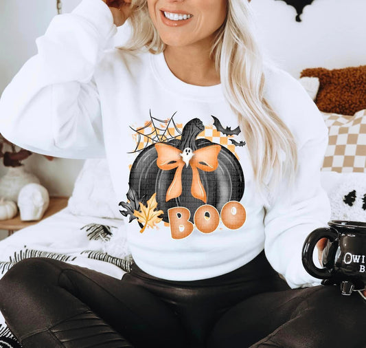 Black Pumpkin Boo