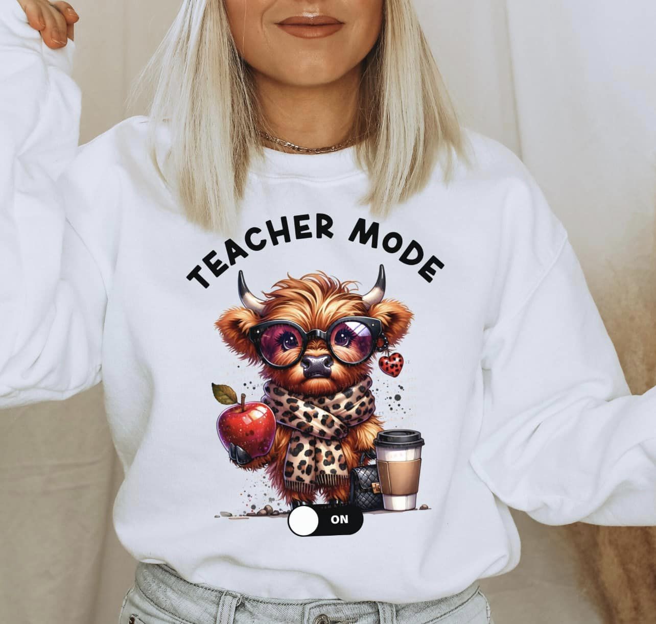 Halloween cow teacher mode