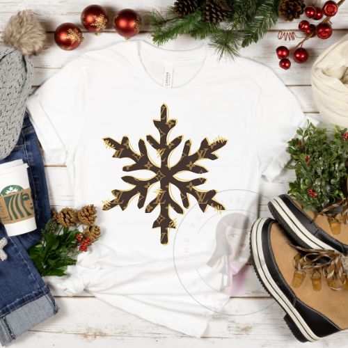 LV Inspired Snowflake