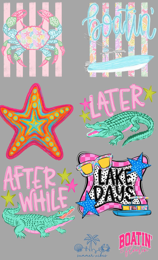 Summer Gang Sheet Mini 2 Branded By Barta