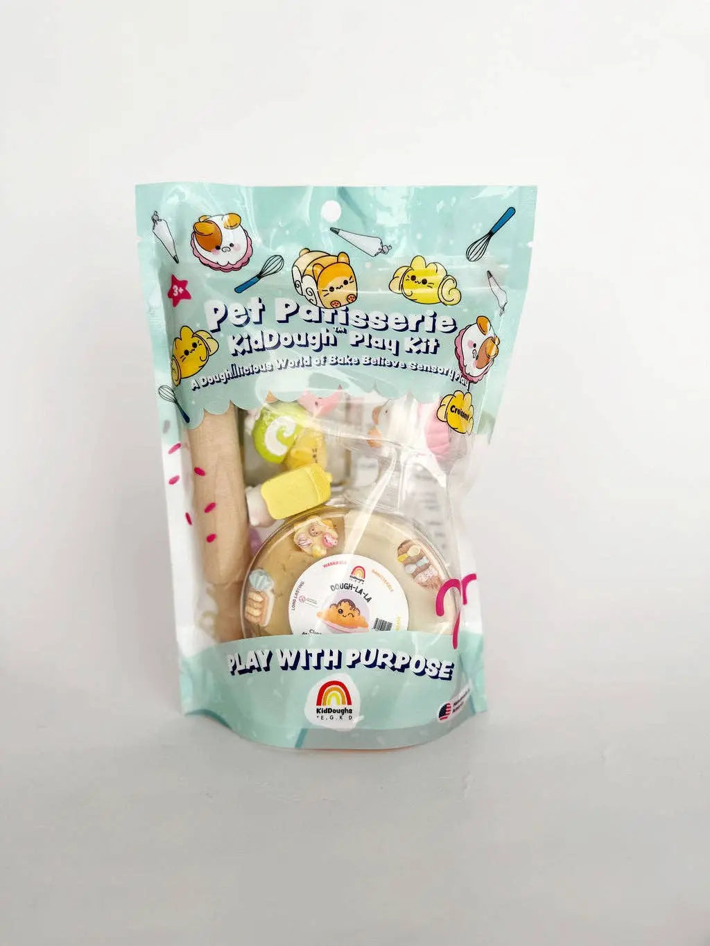 Pet Patisserie KidDough Play Kit Earth Grown KidDoughs (KidDoughs by EGKD)