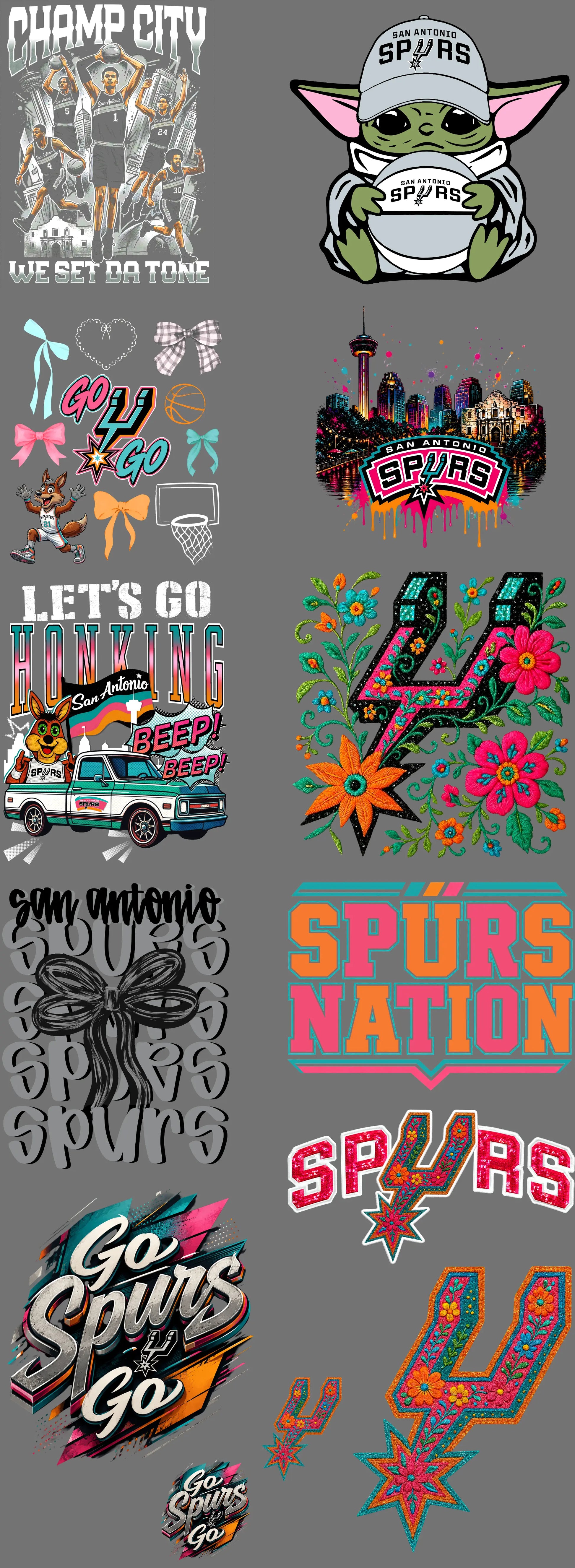Spurs Pre Made Gang Sheet 5 brandedbybarta