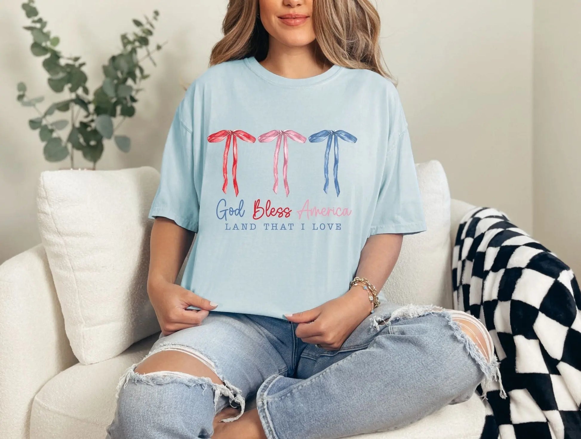 God Bless America Coquette Bows brandedbybarta