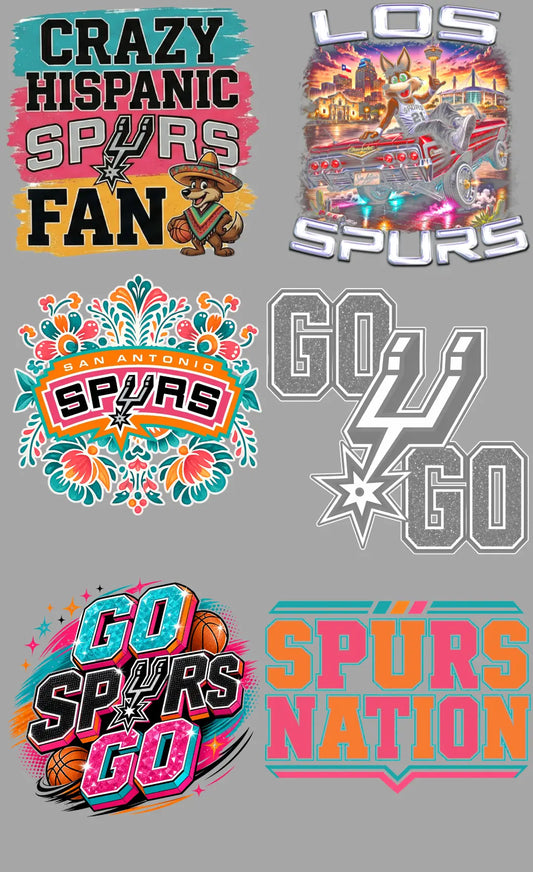 Spurs Gang Sheet Mini Branded By Barta