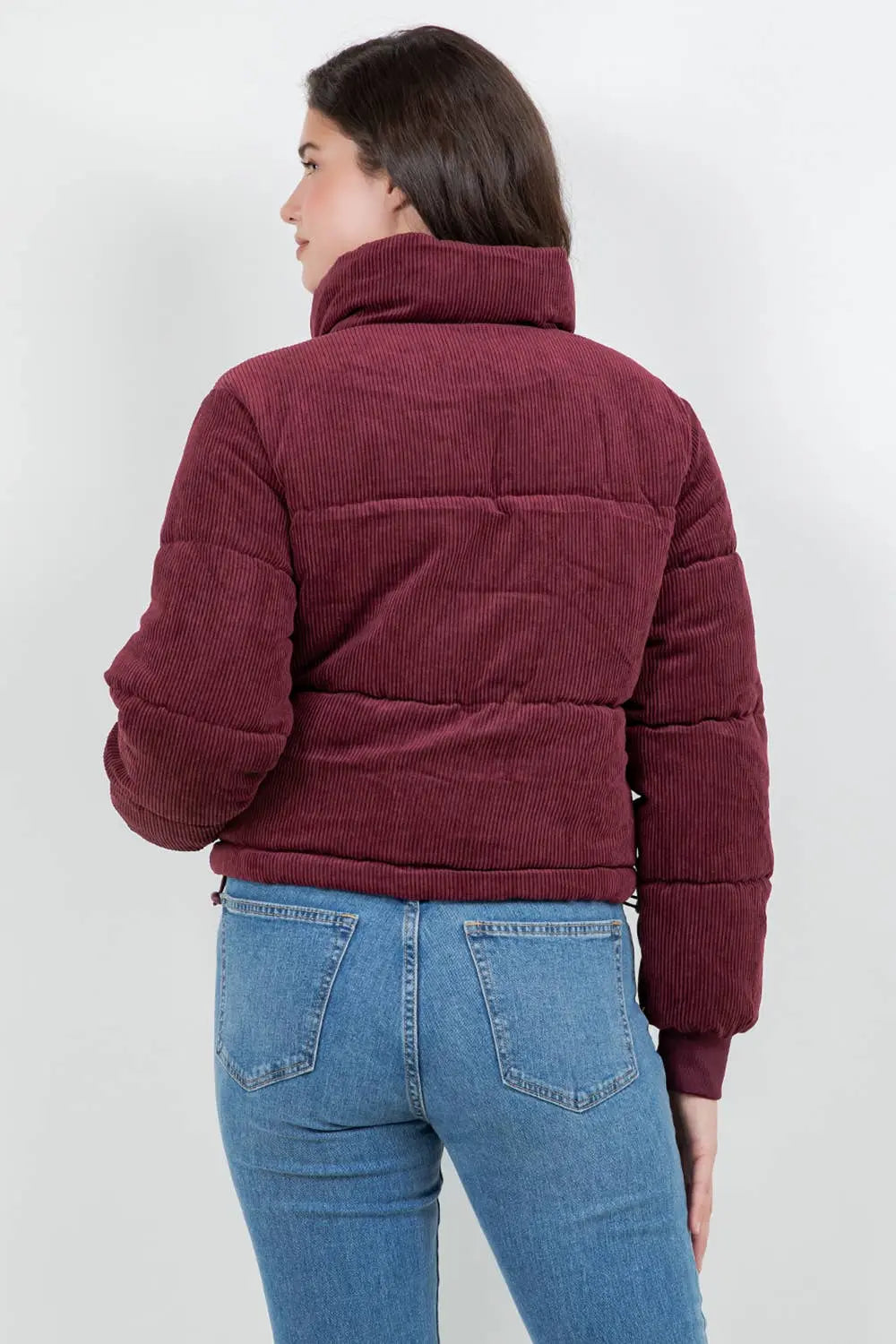 Quilted Corduroy Puffer Jacket Veracci