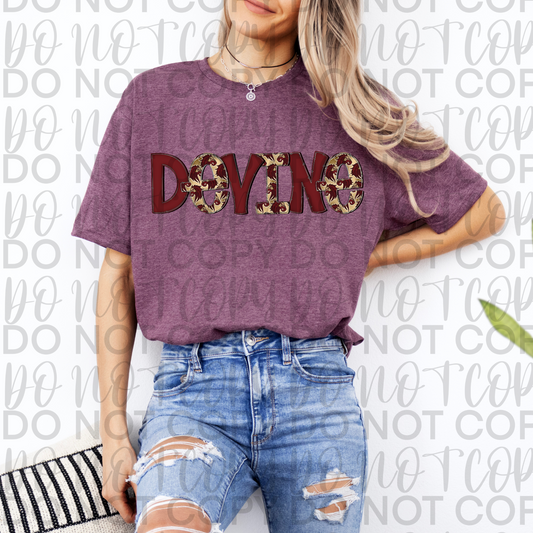 Devine Mascot Lettering Tee