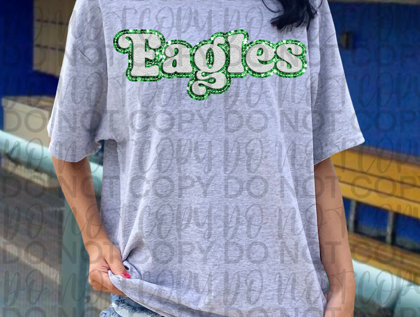 Eagles Faux Embriodary