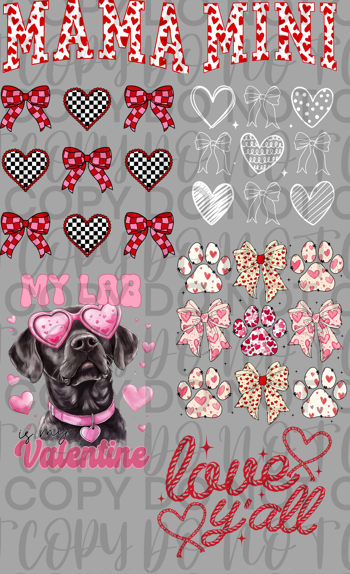 Valentine's Premade Gang Sheet