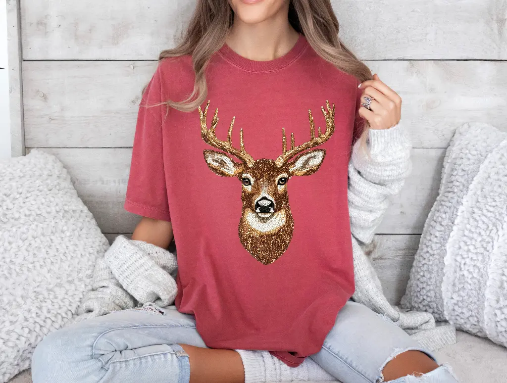 Faux Rhinestone Deer brandedbybarta