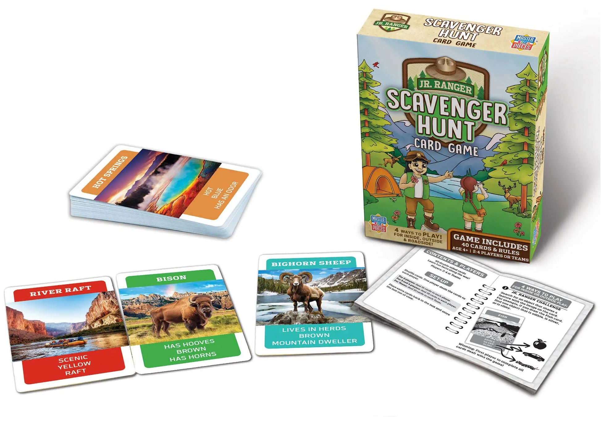 Jr Ranger - Scavenger Hunt Card Game Masterpieces Puzzles