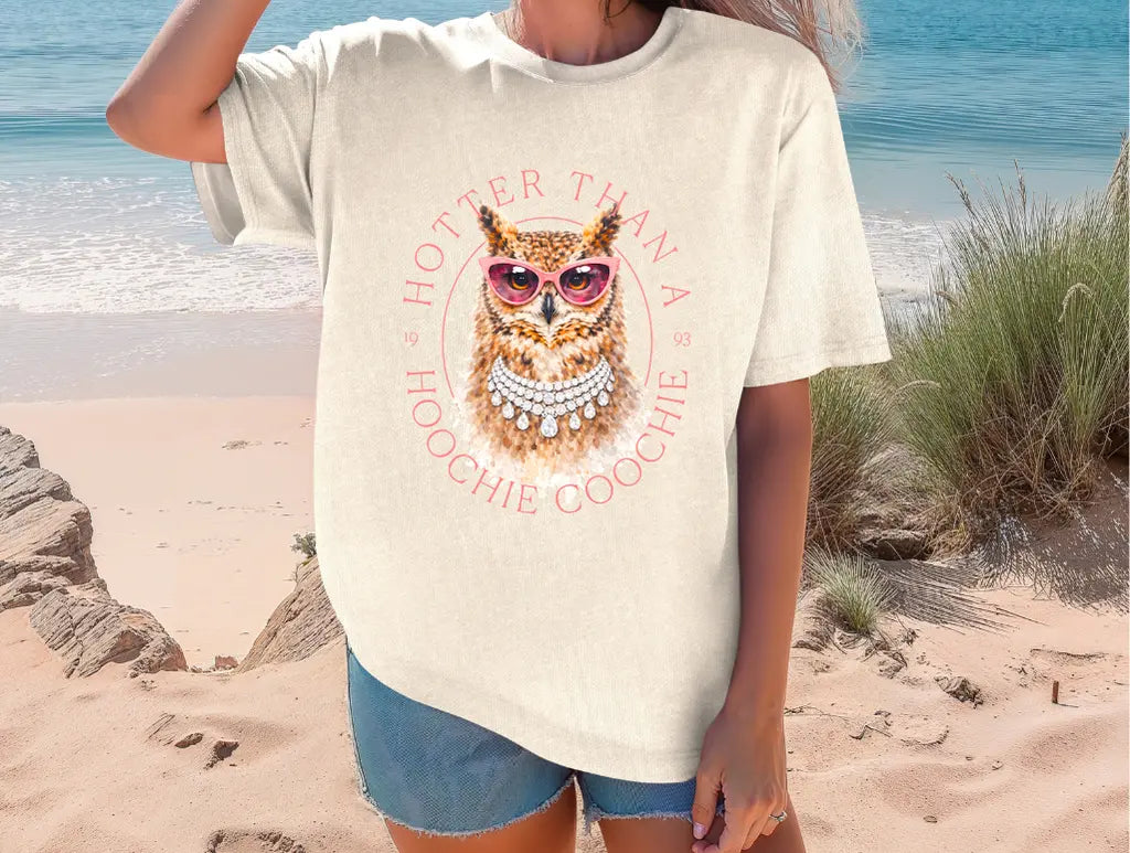 Hotter Than A Hoochie Coochie Owl Vogue brandedbybarta