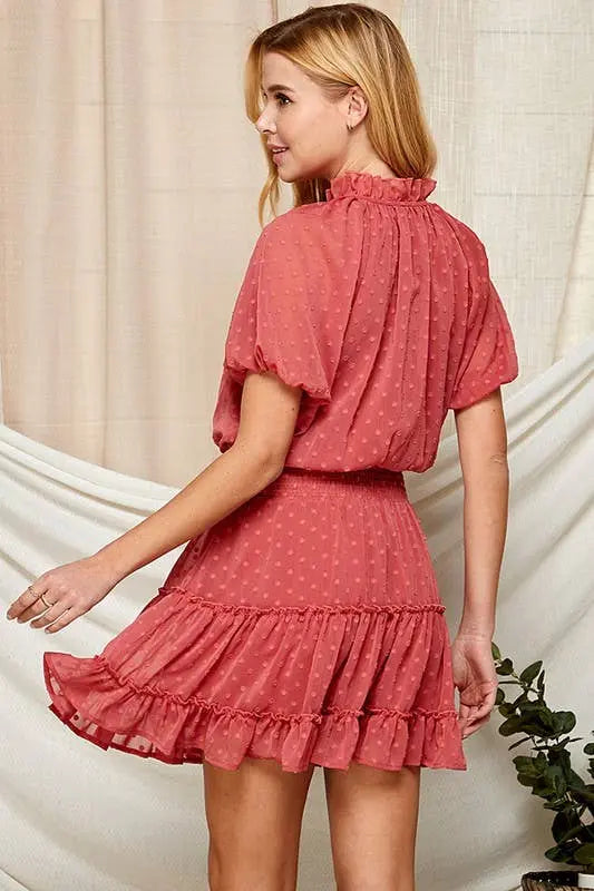 Swiss Dot Semi-Sheer Women's Dress Twentyten