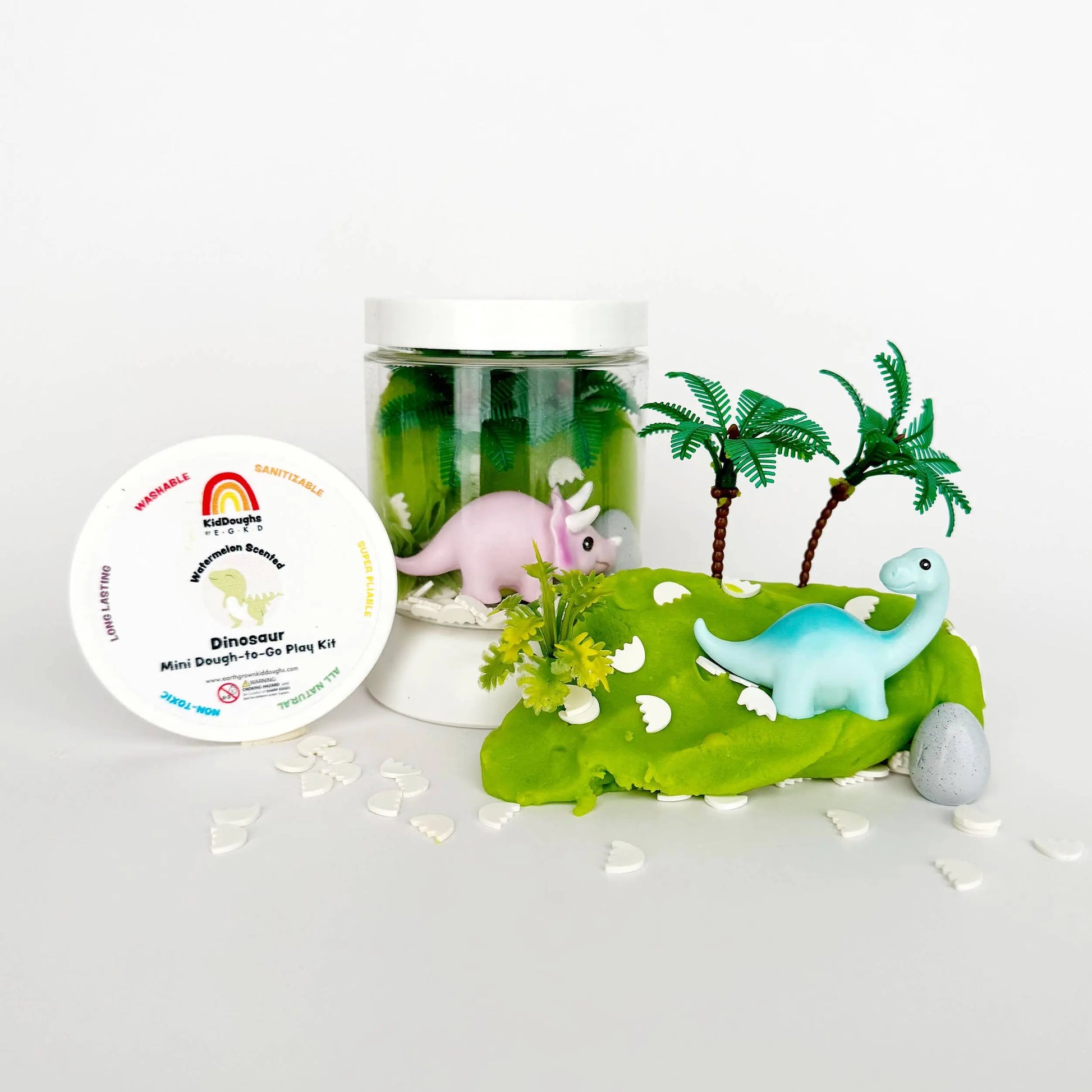 Dinosaur (Watersmellon) Mini Dough-To-Go - Branded By Barta