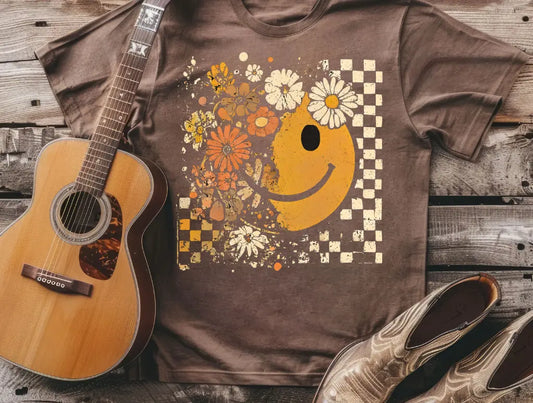 Floral Fall Smiley Branded By Barta