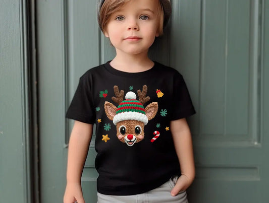 Boy Christmas Reindeer brandedbybarta
