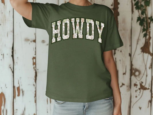 Camo Howdy brandedbybarta