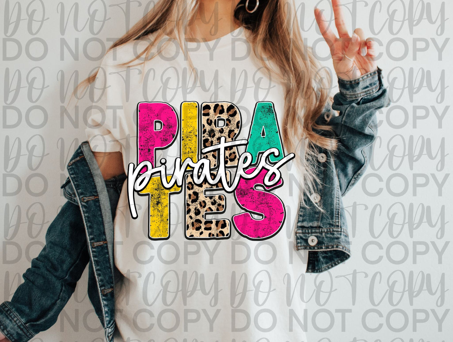 Pirates Colorful Cheetah Tee