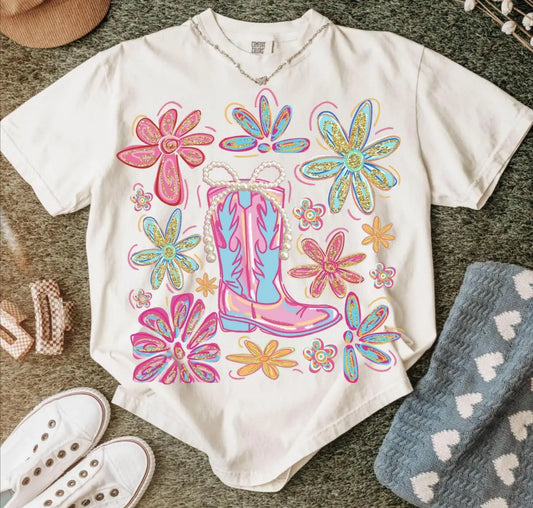 Floral Boot brandedbybarta