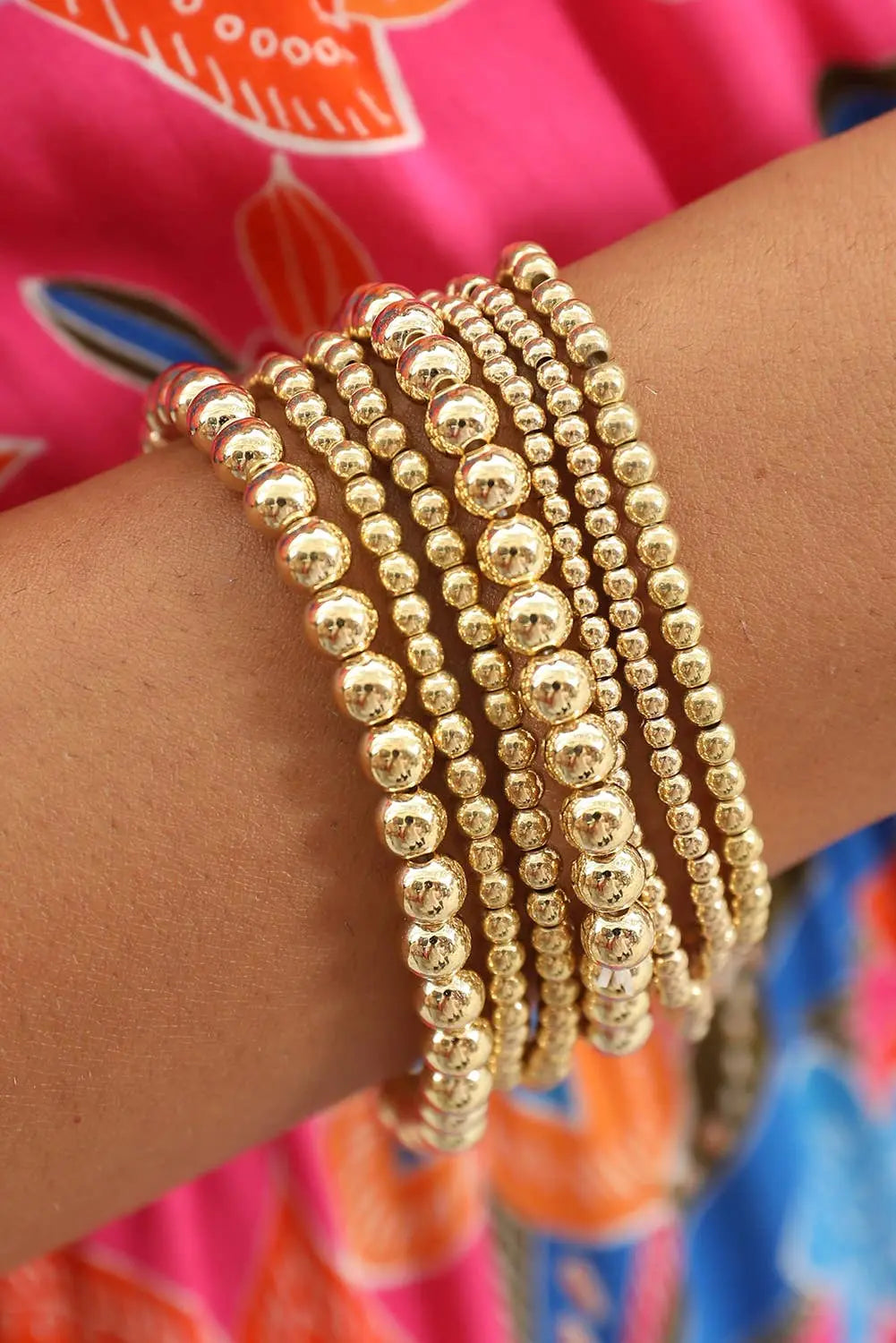 LDC 7pcs/Set Minimalist Beaded Luxury Bracelet Set Little Daisy Closet