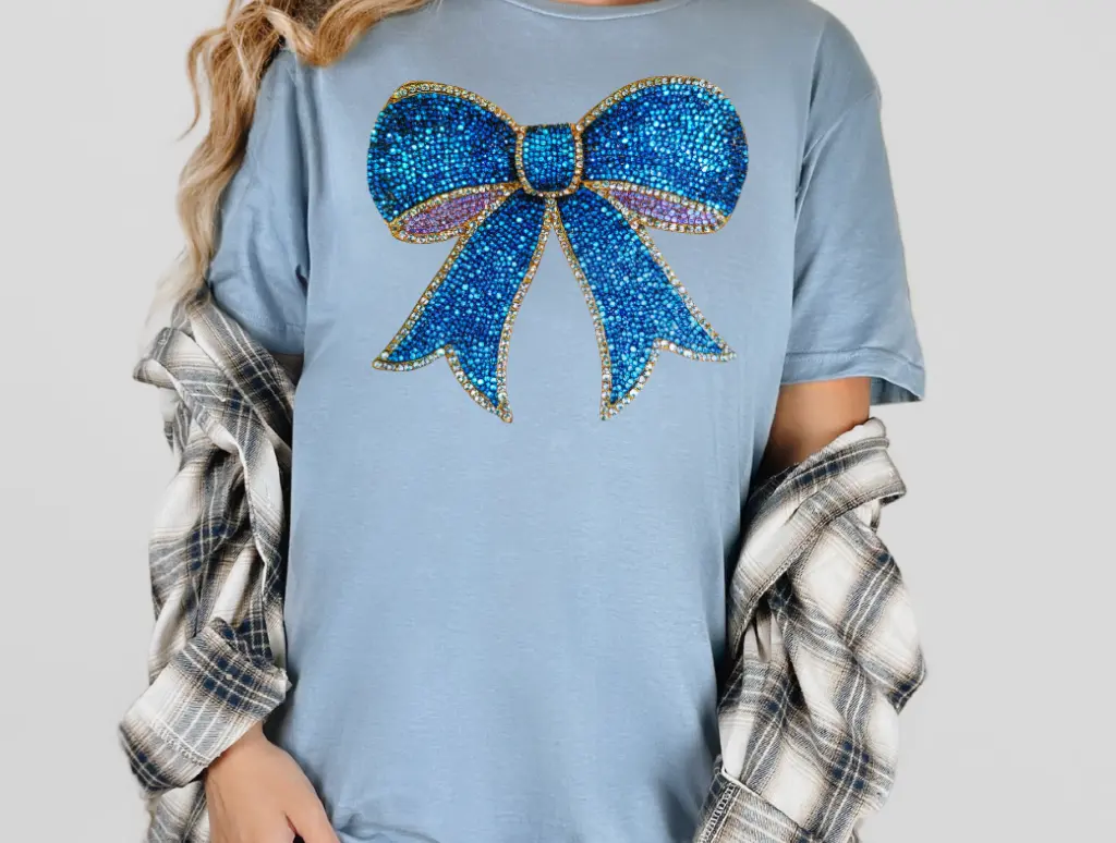 Faux Rhinestone Bow brandedbybarta