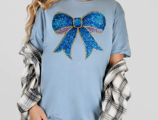Faux Rhinestone Bow brandedbybarta