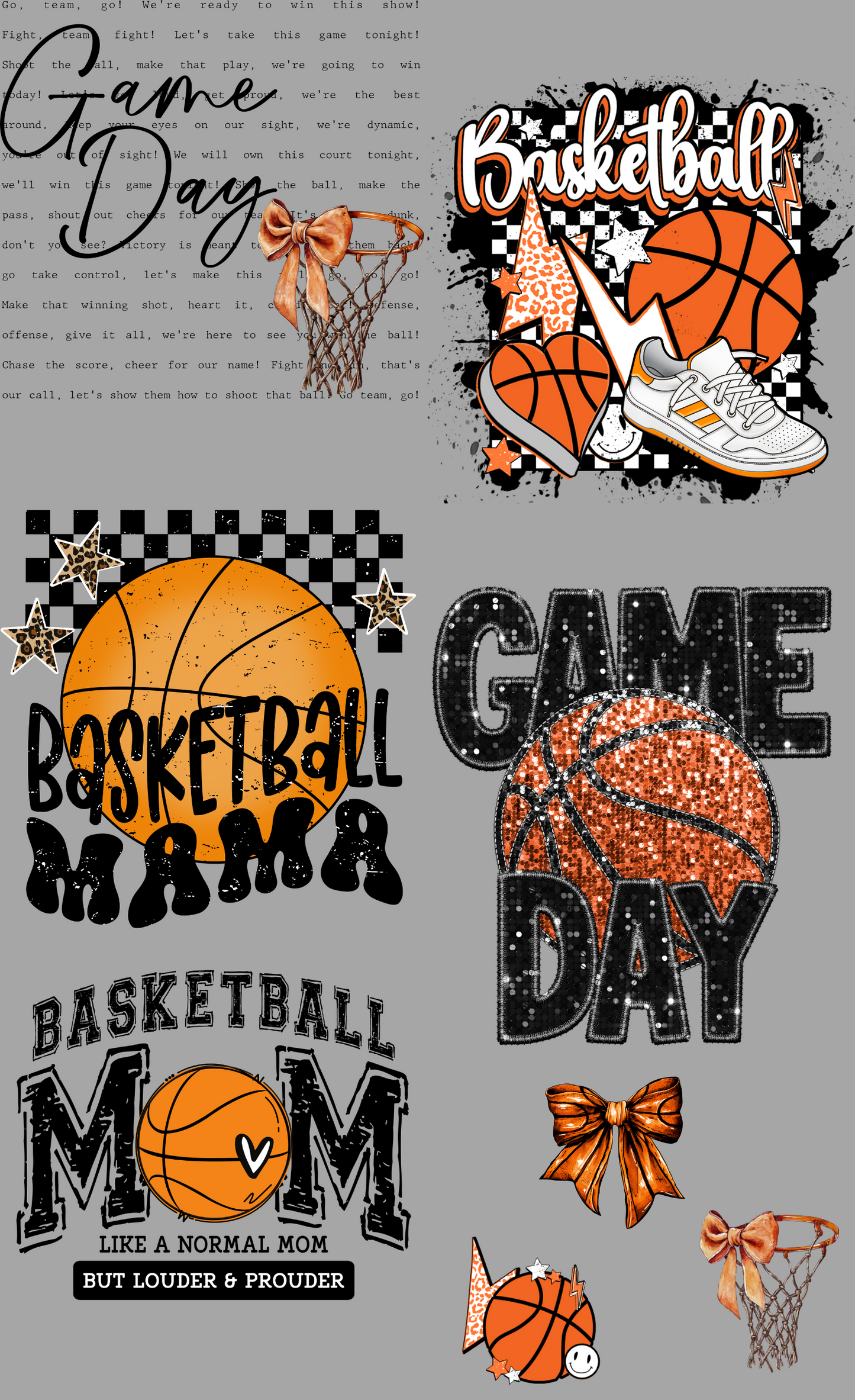 Basketball Premade Gang Sheet