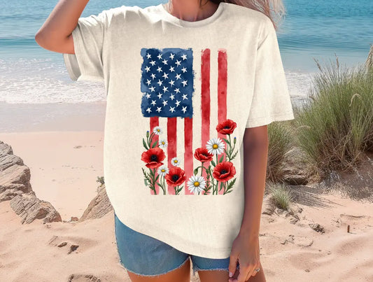 USA Poppy flag brandedbybarta