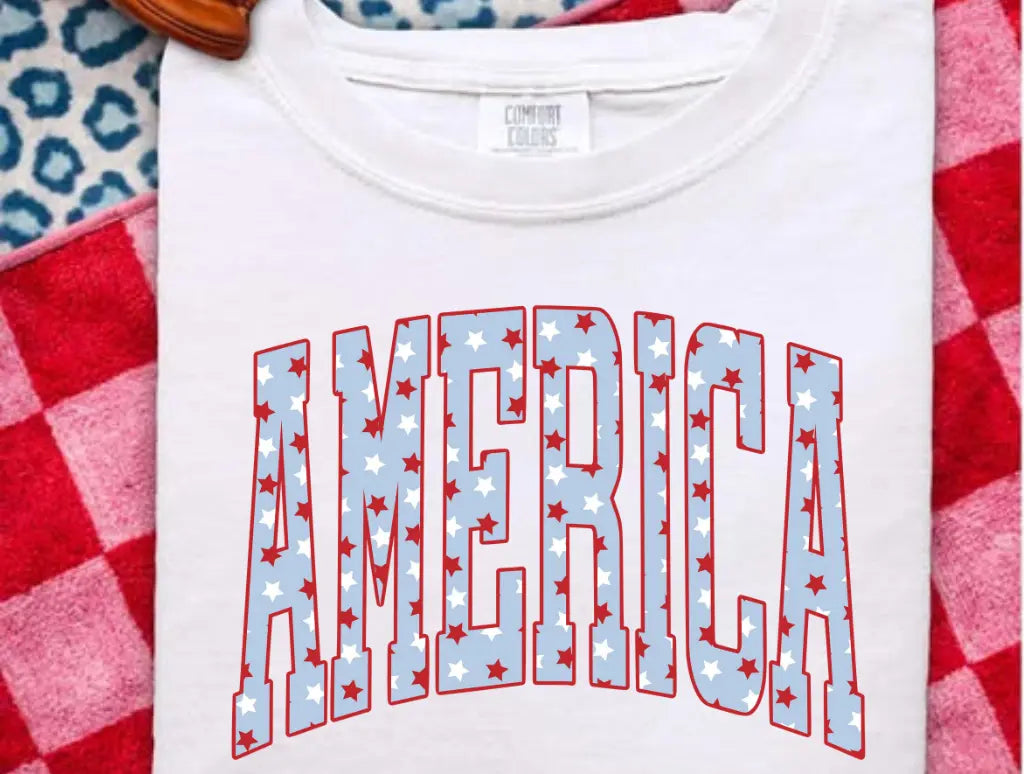 Blue & Red Stars America brandedbybarta