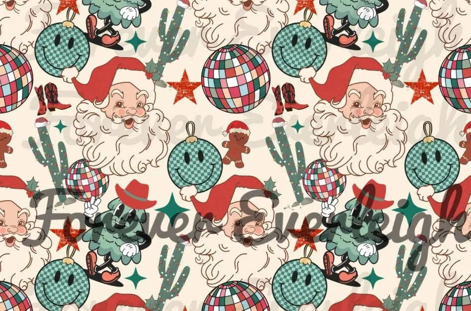 Girls Fun Western Dresses - Retro Western Santa Rufflеѕ & Bоwtіеѕ - Affordable Boys & Girls Clothing