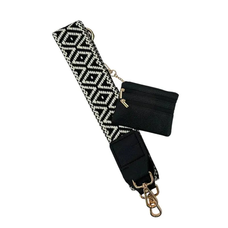 CG8844-16 Cell Phone Crossbody Black Tan Girlie Girl Originals