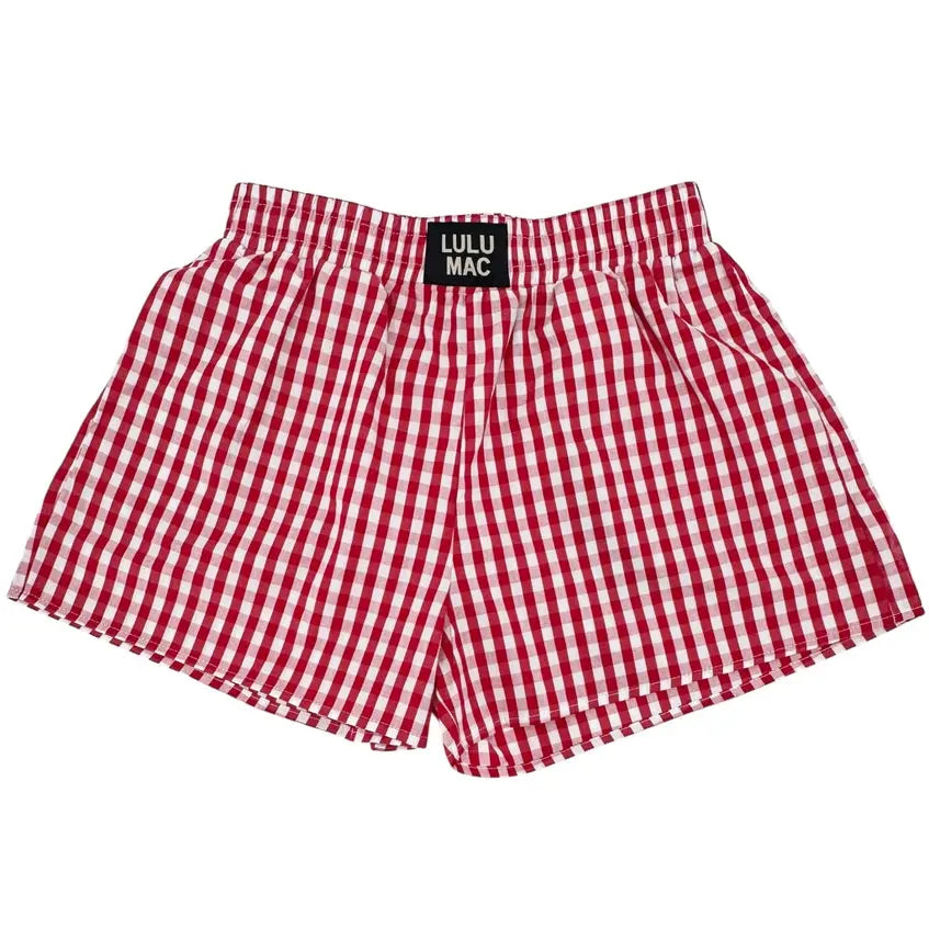 Red Gingham Boxer Short Girlie Girl Originals