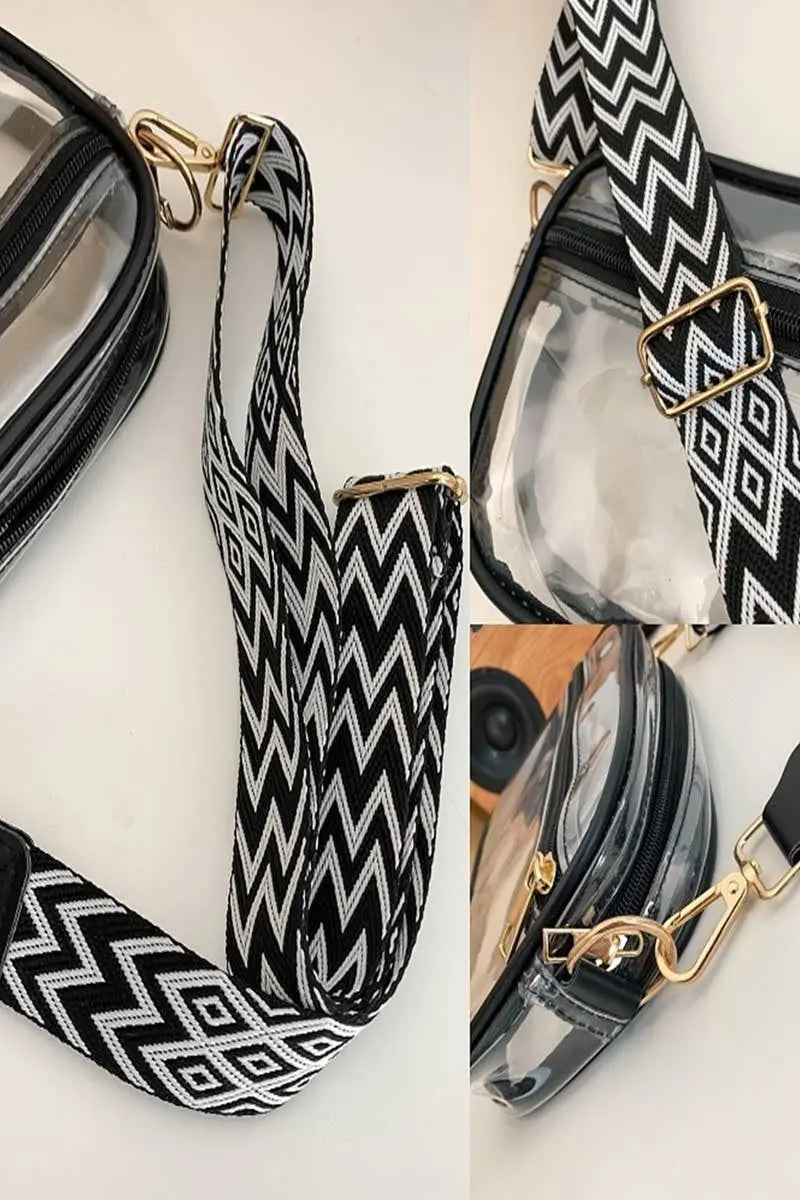 GameDay Clear Crossbody Bag Stadium approved - Branded By Barta