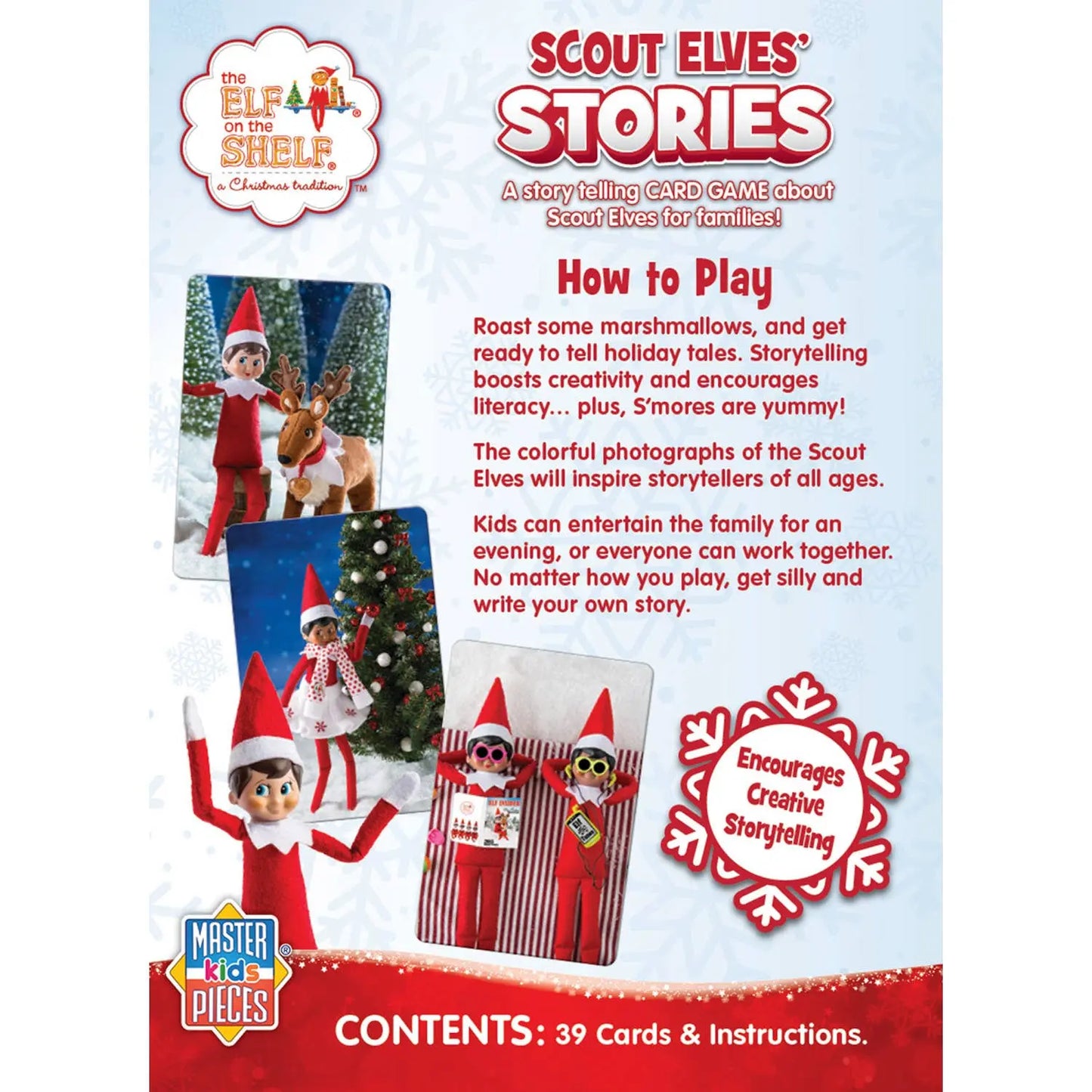 Elf on the Shelf - Scout Elves Stories Card Game Masterpieces Puzzles