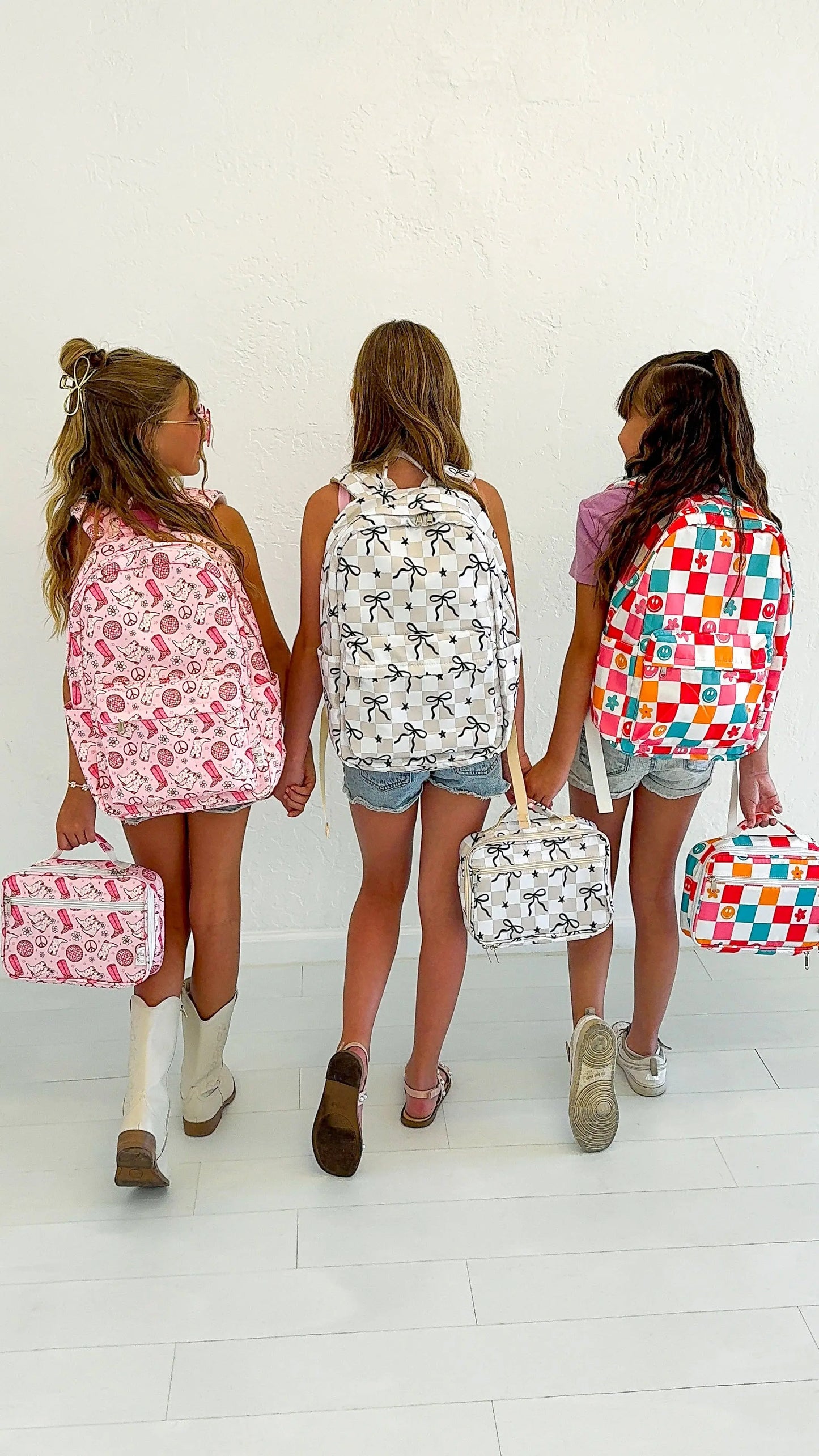 Pink Cowgirl Boots - Backpack & Lunchbox Bundle Wild Luxe