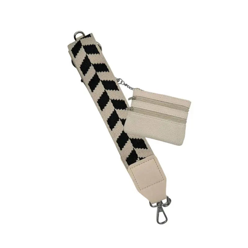 CG8844-23 Cell Phone Crossbody Cream with Black Girlie Girl Originals