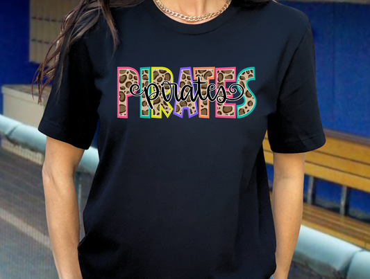 Pirates Cheetah Colorful Tee